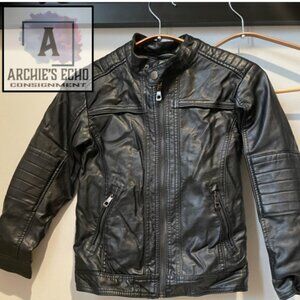 Faux Leather Moto Jacket